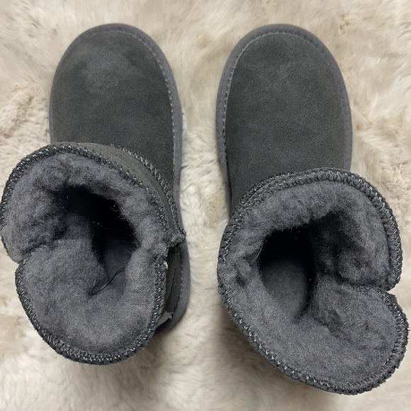 Aussie Merino Suede/Wool Kids Boots Y11 - Picture 10 of 16